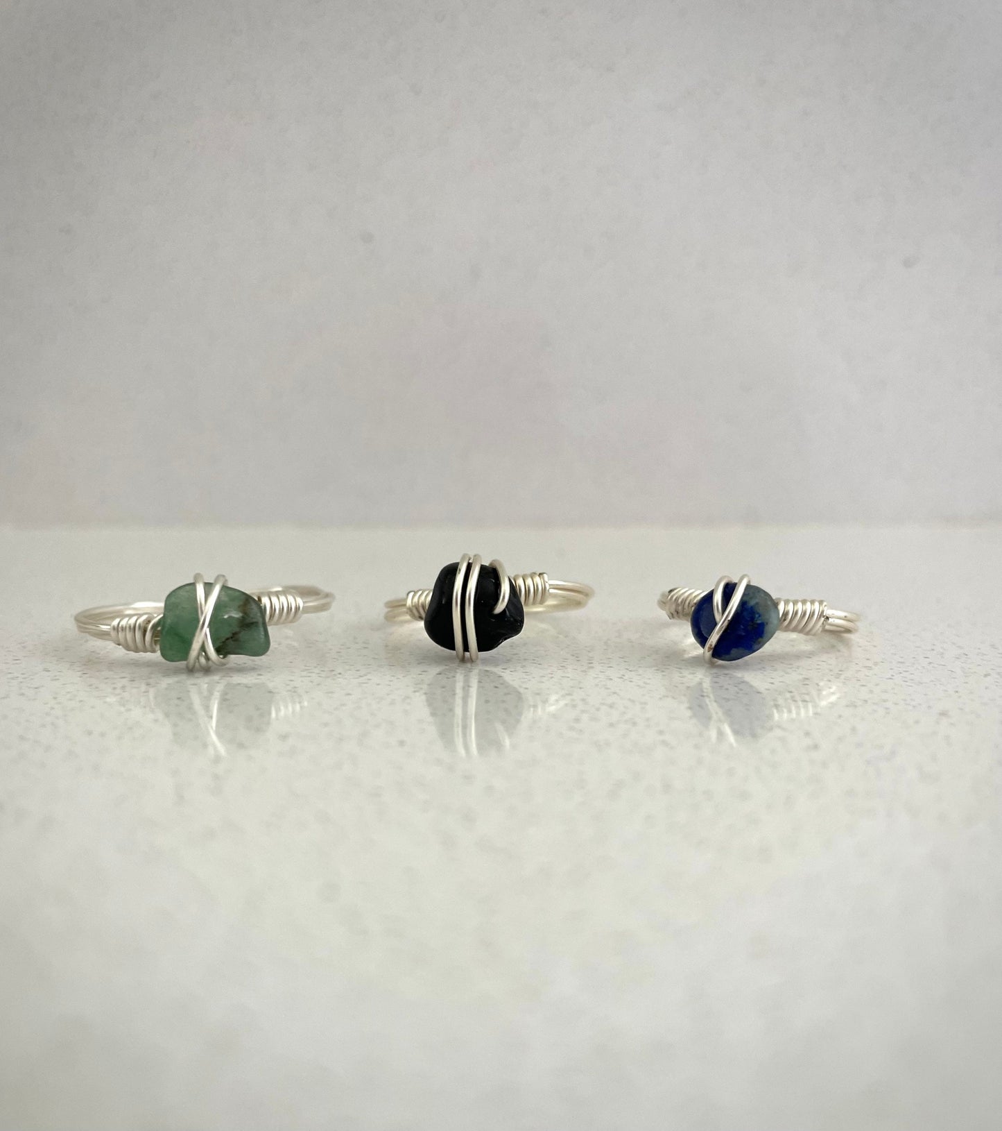 Crystal Wire Wrapped Rings : Handmade Edition