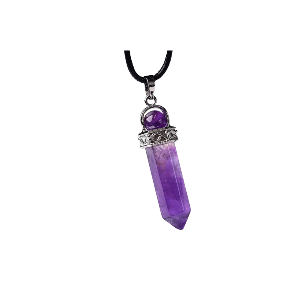Crystal Wrapped Pendant Necklace : Boost your confidence